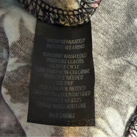 Torrid Floral Babydoll Tank Super Soft Knit Black Pink Size 00 - Picture 6 of 7